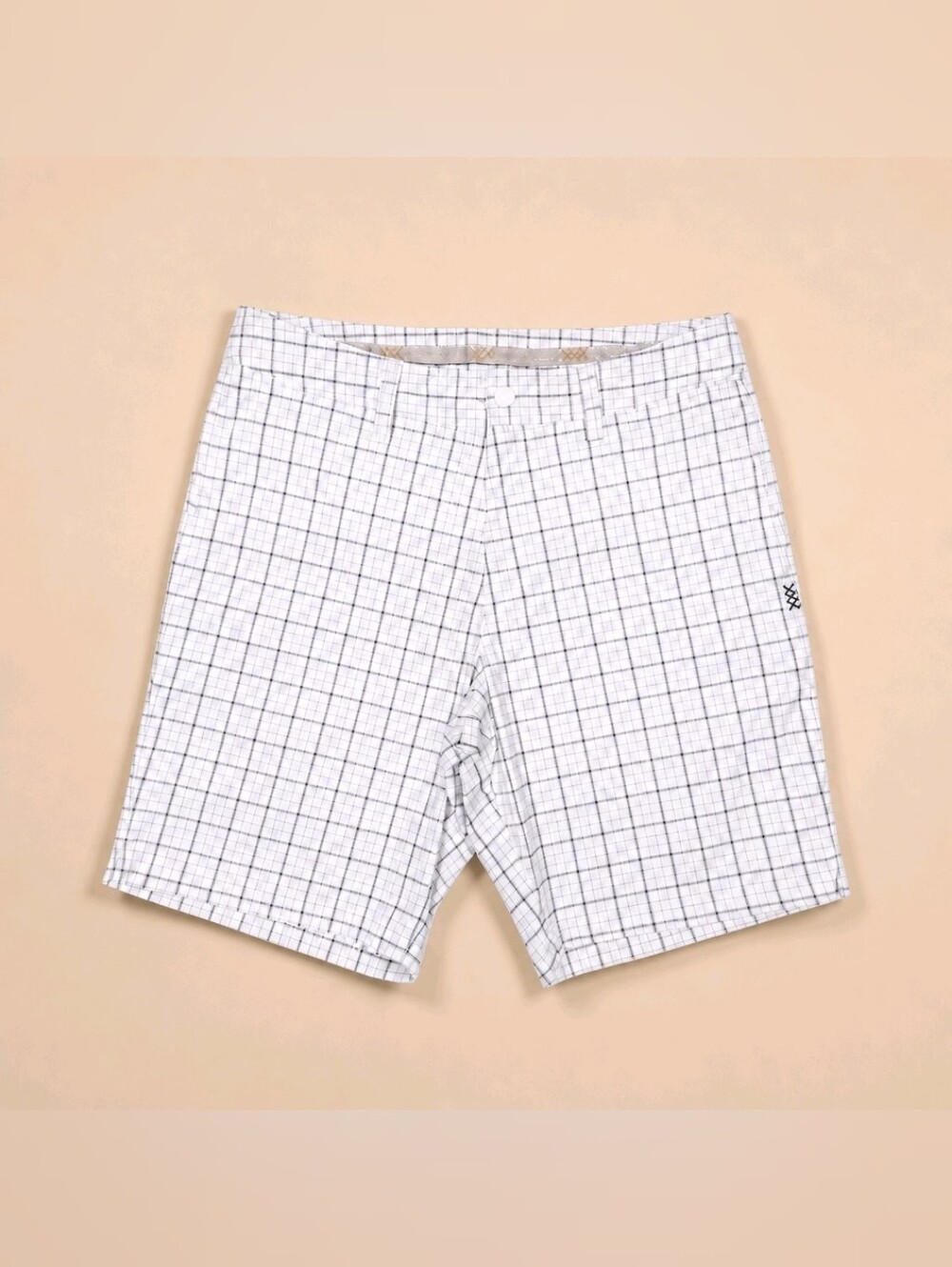 RHONE NWT sz 28 Men's White Grid 9" Dune Golf Shorts $118